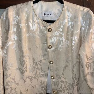 Patra Women's Elegant Cream Blazer
